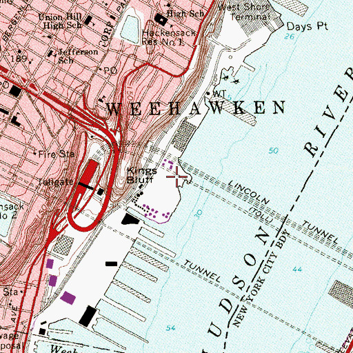 Topographic Map of Arcorp Properties Heliport, NJ