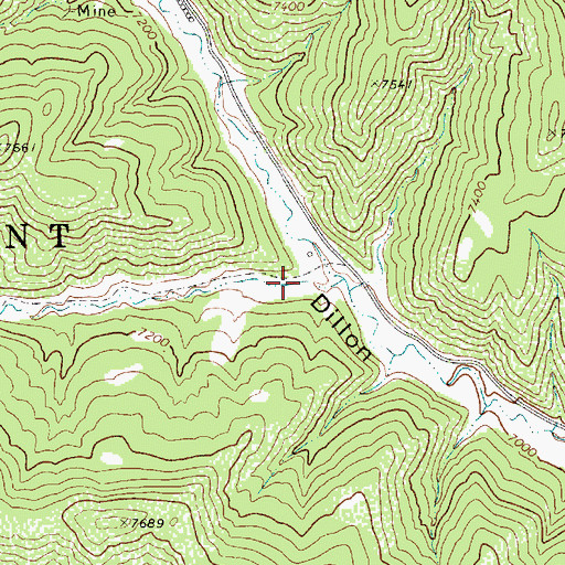 Topographic Map of Tin Pan Canyon, NM