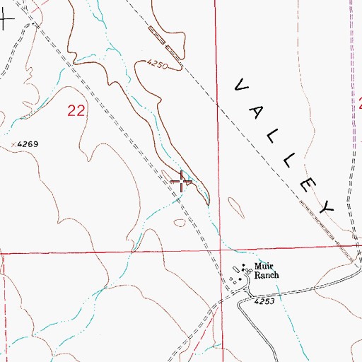 Topographic Map of Uhl Draw, NM