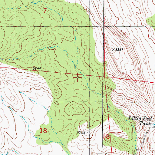 Topographic Map of Withers Tank, NM