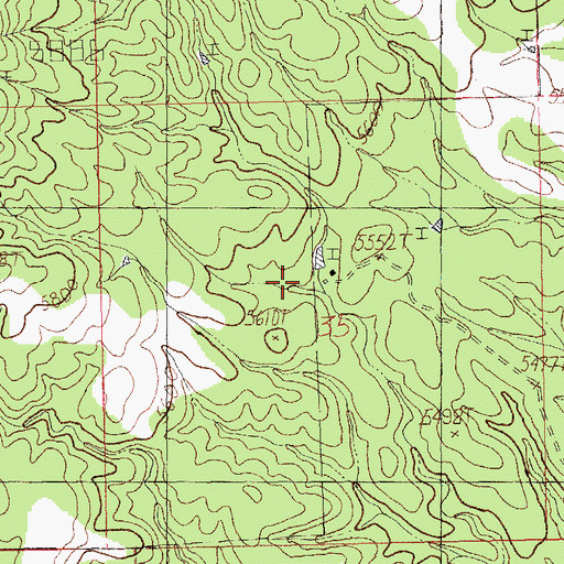 Topographic Map of Upper Lovett Place, NM