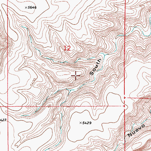 Topographic Map of Carlsbad Caverns National Park, NM