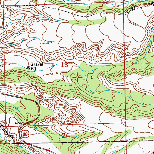 Topographic Map of Schoolhouse Canyon Well, NM