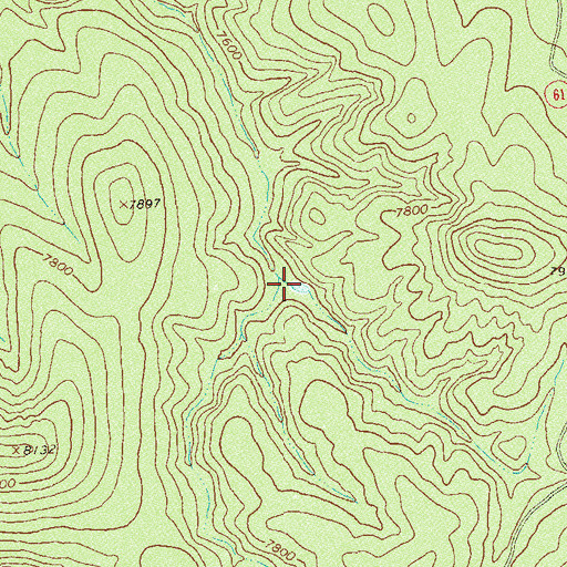 Topographic Map of KWR Tank, NM