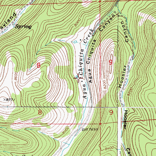 Topographic Map of Maxon, NM
