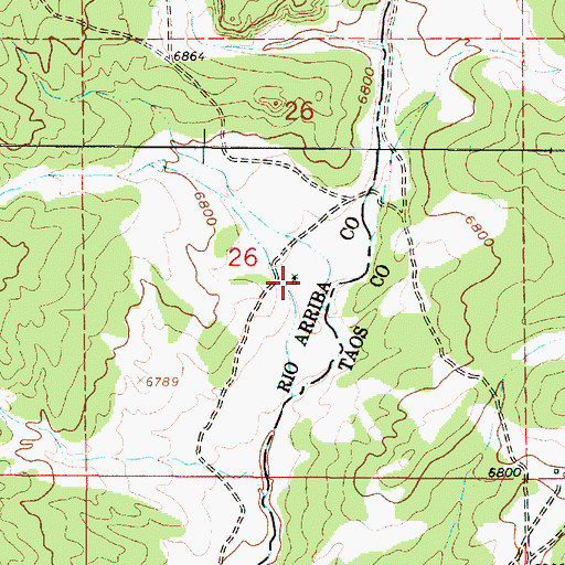 Topographic Map of Amador Windmill, NM