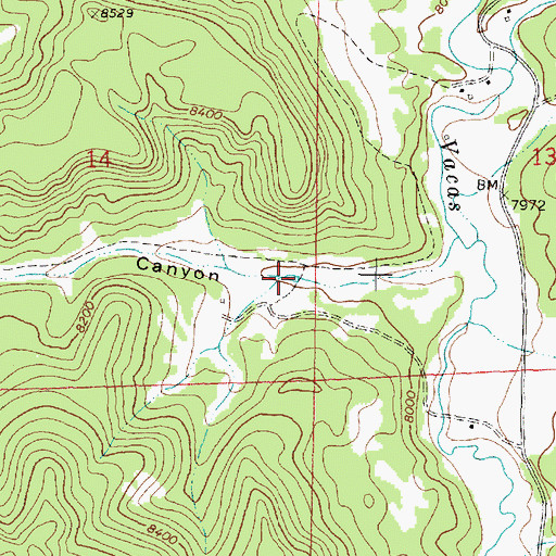 Topographic Map of Krause Tank, NM