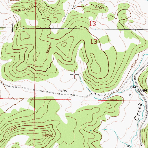 Topographic Map of Beehive Tank, NM