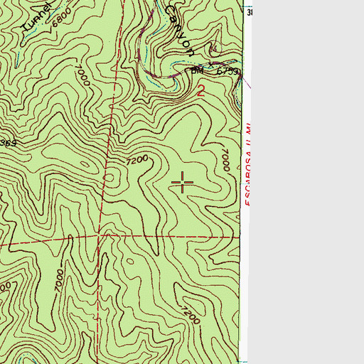 Topographic Map of Little Apples Company Mine, NM
