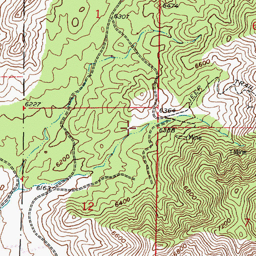 Topographic Map of Great Combination Group, NM