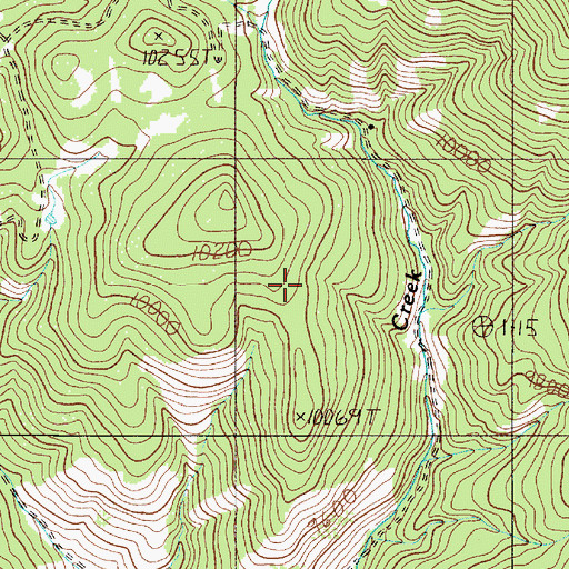 Topographic Map of Pay Mine, NM