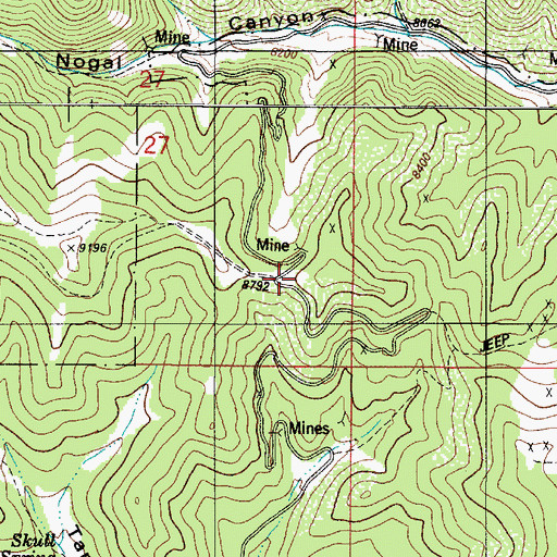 Topographic Map of Rialto Group, NM