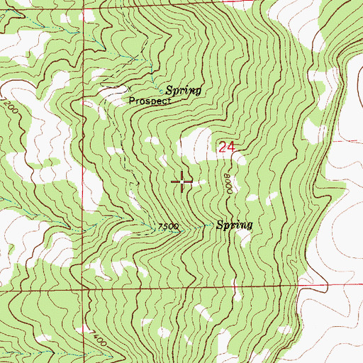 Topographic Map of Hobbs Mine, NM