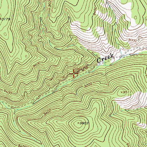 Topographic Map of Denver-Climax, NM