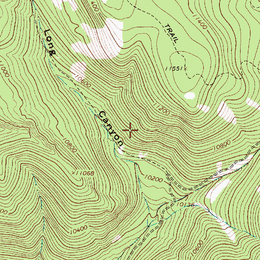 Topographic Map of Berry Extension Prospect, NM
