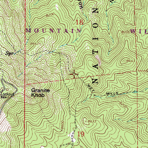 Topographic Map of Divine Guidance Number Two, NM