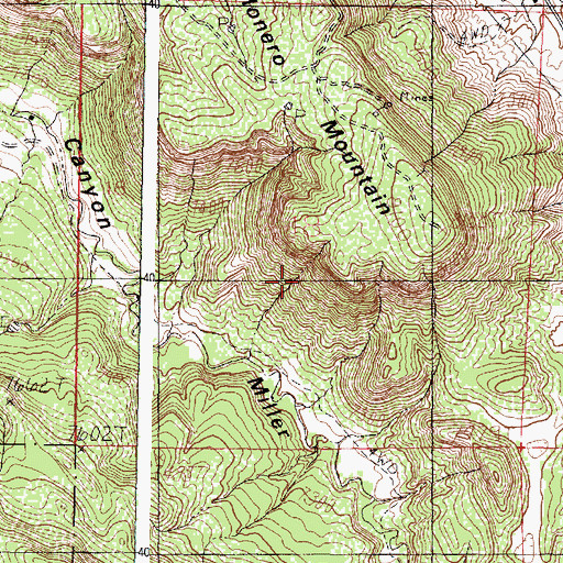 Topographic Map of Mc Elroy Brothers Mine, NM