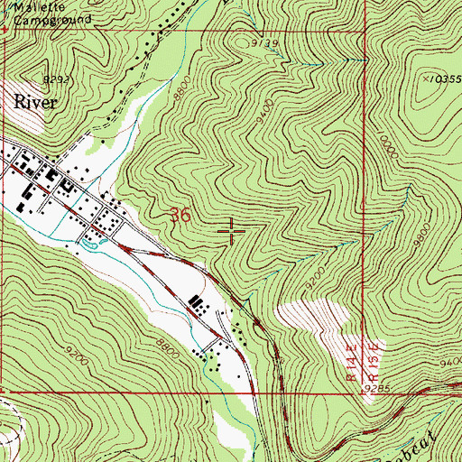 Topographic Map of Granite, NM