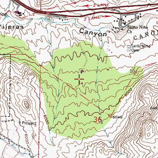 Topographic Map of RG-3913 Water Well, NM