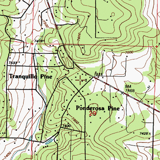 Topographic Map of RG-36912 Water Well, NM