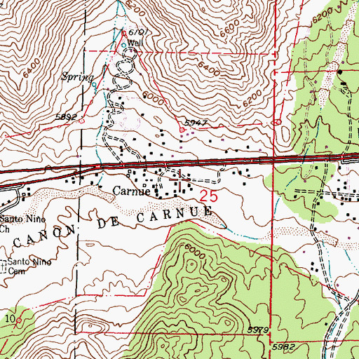 Topographic Map of RG-33404 Water Well, NM