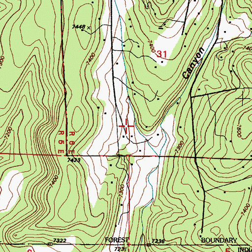 Topographic Map of RG-32865-S Water Well, NM