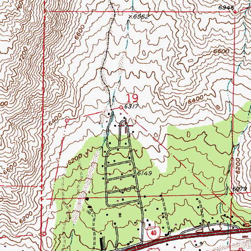 Topographic Map of 100519324 Water Well, NM