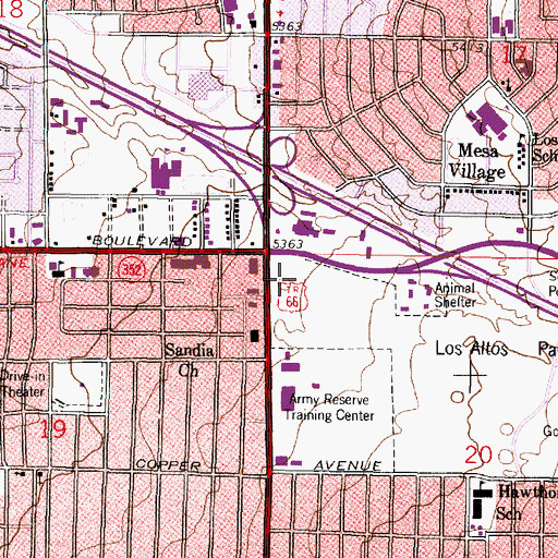 Topographic Map of Lovefield 4 Water Well, NM