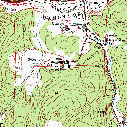 Topographic Map of Number 2 Water Well, NM
