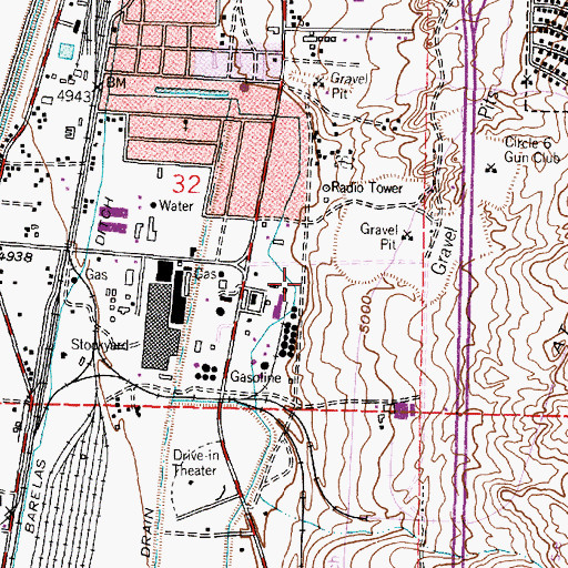 Topographic Map of San Jose 4 Water Well, NM
