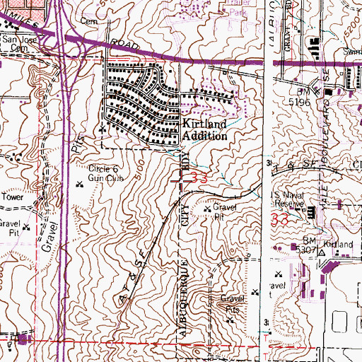 Topographic Map of Miles 1 Water Well, NM