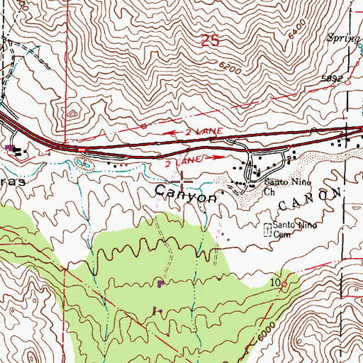 Topographic Map of 171 Water Well, NM