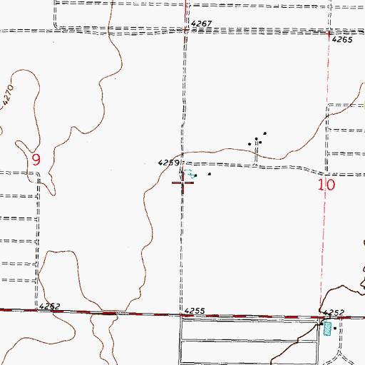 Topographic Map of 00682 Water Well, NM
