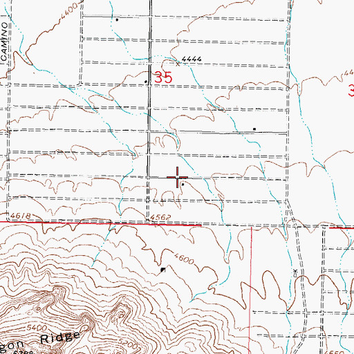 Topographic Map of 372 Water Well, NM