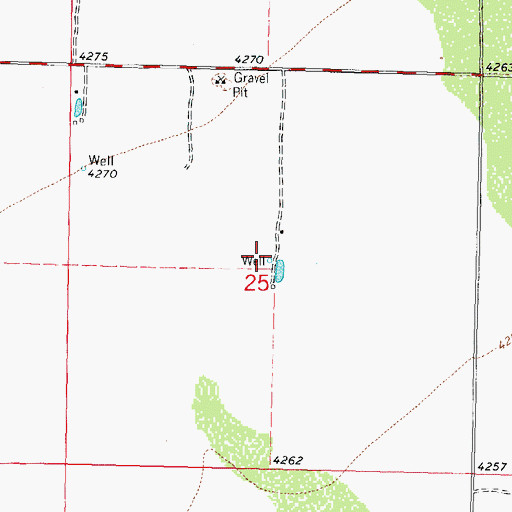 Topographic Map of 00481 Water Well, NM