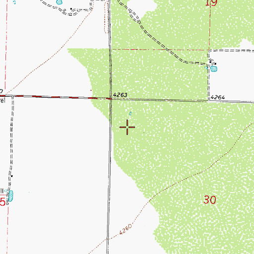 Topographic Map of 371 Water Well, NM