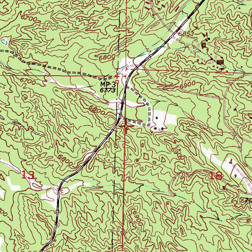 Topographic Map of RG-11040 Water Well, NM