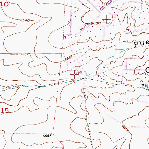 Topographic Map of RG-18513 Water Well, NM