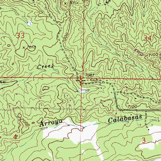Topographic Map of RG-15901 Water Well, NM