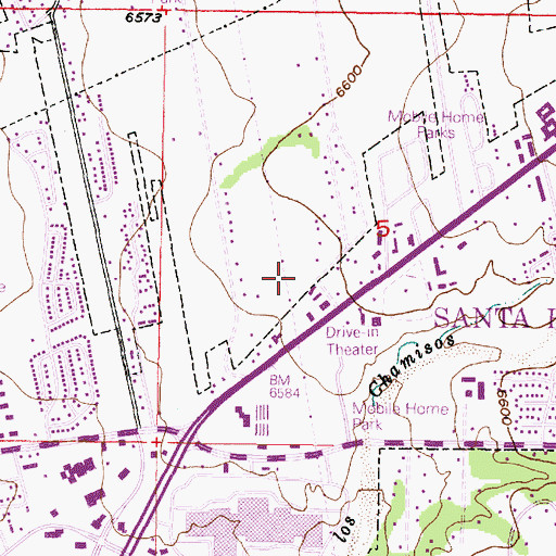 Topographic Map of RG-2371 Water Well, NM