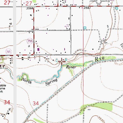 Topographic Map of 06020 Water Well, NM