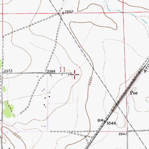 Topographic Map of 12970 Water Well, NM