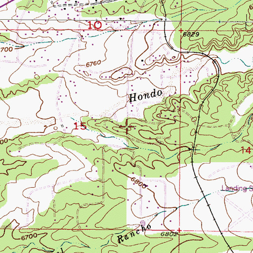 Topographic Map of RG-17862 Water Well, NM