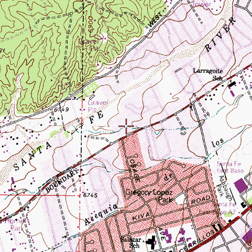 Topographic Map of Osage Water Well, NM
