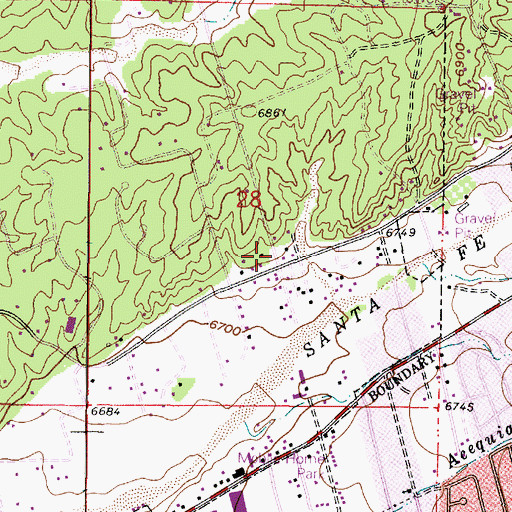 Topographic Map of RG-4082 Water Well, NM