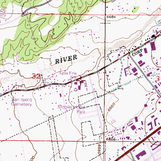 Topographic Map of RG-13613 Water Well, NM