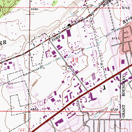 Topographic Map of RG-2307-10 Water Well, NM