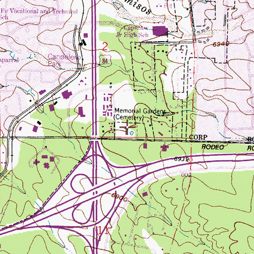 Topographic Map of RG-288 Water Well, NM