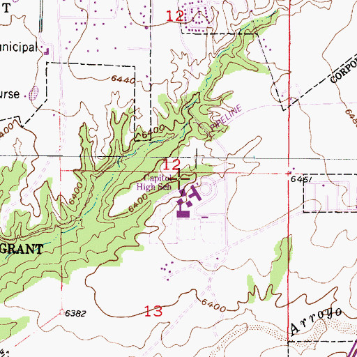 Topographic Map of RG-16459 Water Well, NM