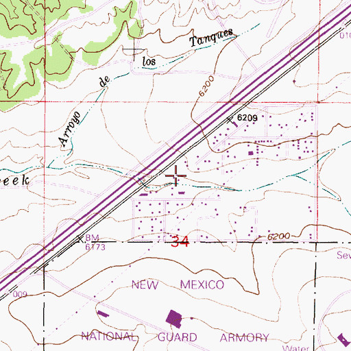Topographic Map of RG-11474 Water Well, NM